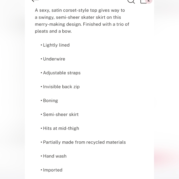 Victoria's Secret Bow Top Bustier Slip Dress - Picture 8 of 13